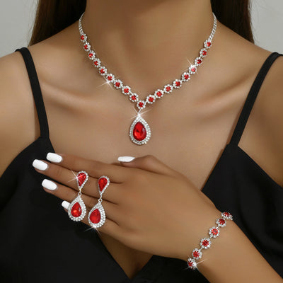 Conjunto de Joyería para Novia: Collar, Aretes y Pulsera - Image 8