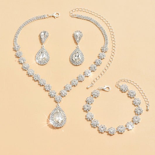 Conjunto de Joyería para Novia: Collar, Aretes y Pulsera - Image 17
