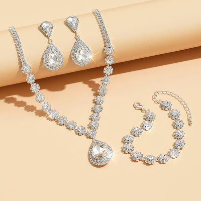 Conjunto de Joyería para Novia: Collar, Aretes y Pulsera - Image 19