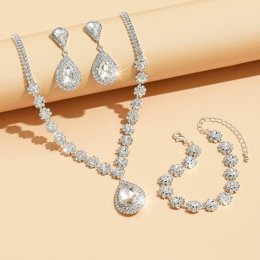 Conjunto de Joyería para Novia: Collar, Aretes y Pulsera - Image 19