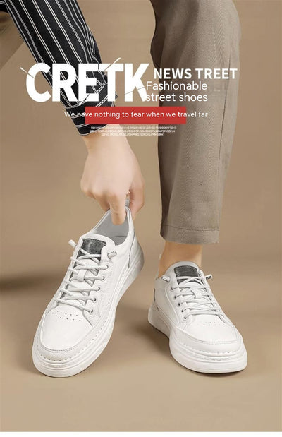 Zapatillas Deportivas Blancas Slip-On Transpirables con Suela Suave para Skateboard - Image 14