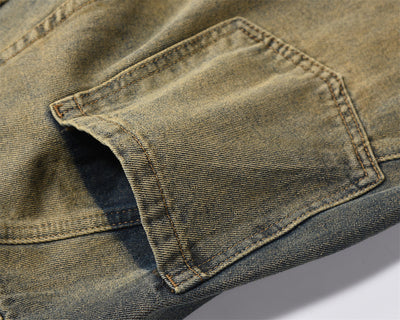 Pantalón Denim Recto Holgado con Bolsillos Fashion National - Image 21