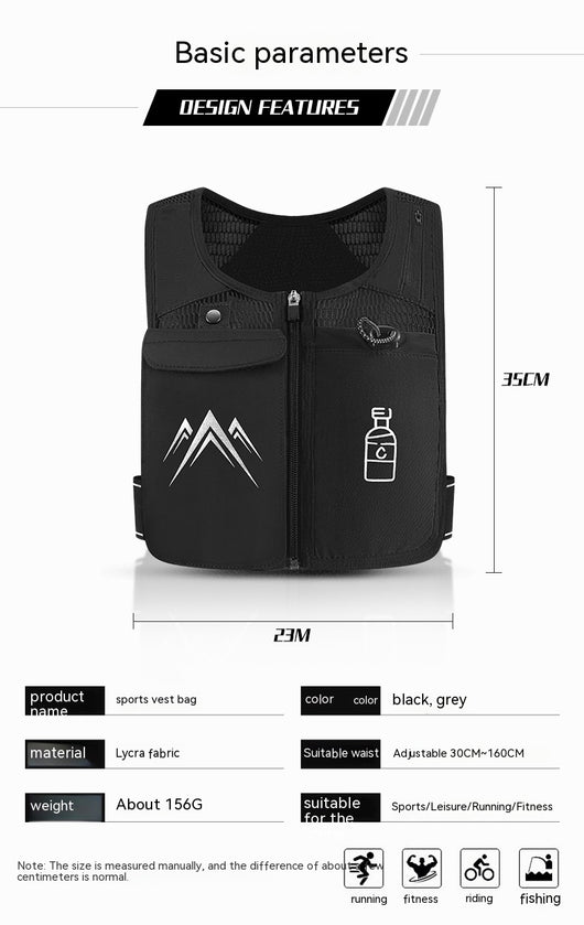 Chaleco Deportivo para Correr con Bolsa para Celular - Image 19