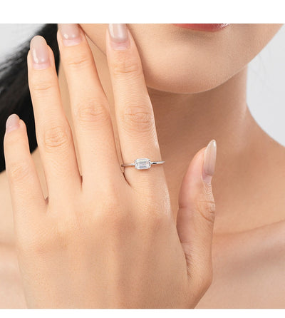 Anillo de Compromiso Corazón en Plata de Ley 925 - Image 4