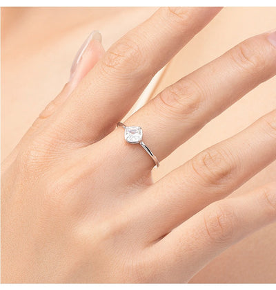 Anillo de Compromiso Corazón en Plata de Ley 925 - Image 12
