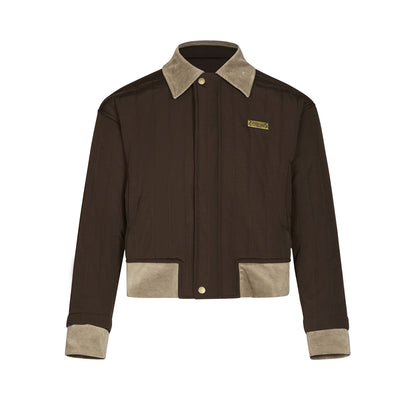 Chaqueta de Algodón con Diseño Patchwork de Contraste - Image 19