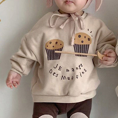 Sudadera Casual Estampada con Diseño de Pastel - Image 9