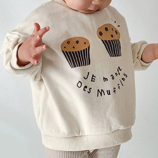 Sudadera Casual Estampada con Diseño de Pastel - Image 12