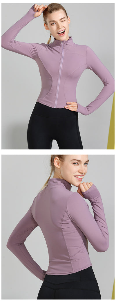 Chaqueta Deportiva Multifuncional para Yoga, Running y Ciclismo - Image 11