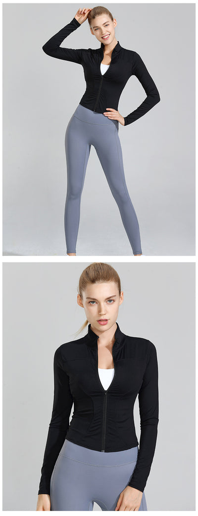 Chaqueta Deportiva Multifuncional para Yoga, Running y Ciclismo - Image 12