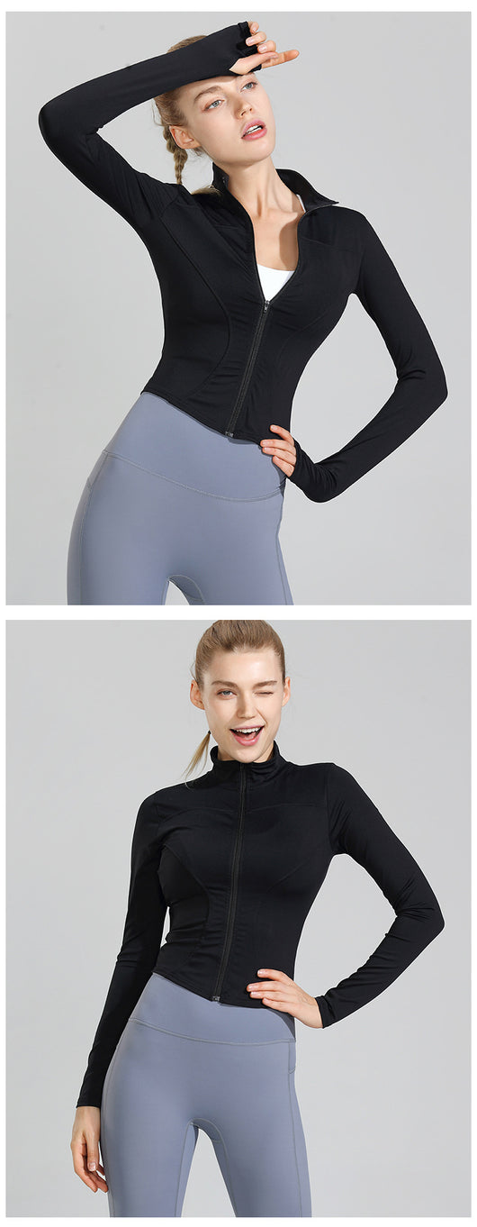 Chaqueta Deportiva Multifuncional para Yoga, Running y Ciclismo - Image 13