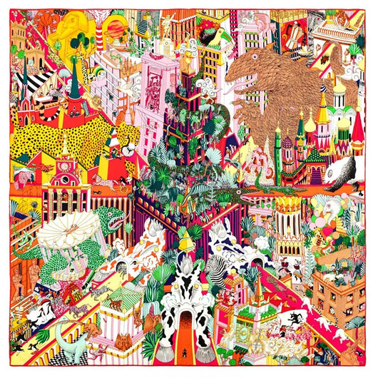 Pañuelo Estampado Selva 90cm - Diseño Artesanal Elegante - Image 11
