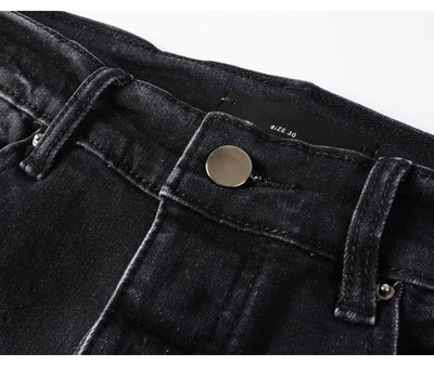Jeans Vintage Desgastado con Parches y Roturas - Image 16
