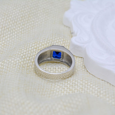 Anillo de Plata Esterlina 925 con Gema Azul - Elegancia Versátil para Mujer - Image 18