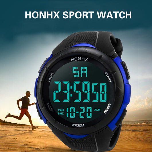 Reloj Deportivo Digital Negro Pantalla Grande con Tecnología Electrónica - Image 19