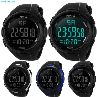 Reloj Deportivo Digital Negro Pantalla Grande con Tecnología Electrónica - Image 27