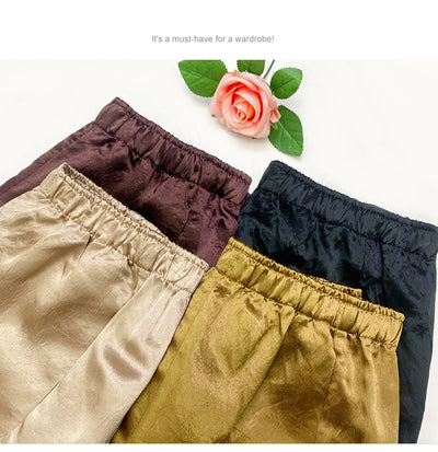 Pantalones Rectos de Triacetato con Pliegues para Primavera - Image 17