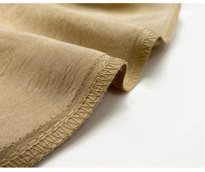 Pantalones Rectos de Triacetato con Pliegues para Primavera - Image 19