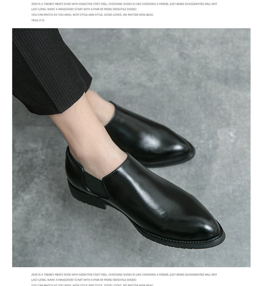 Zapatos Slip On Punta Fina de Estilo Británico - Image 8