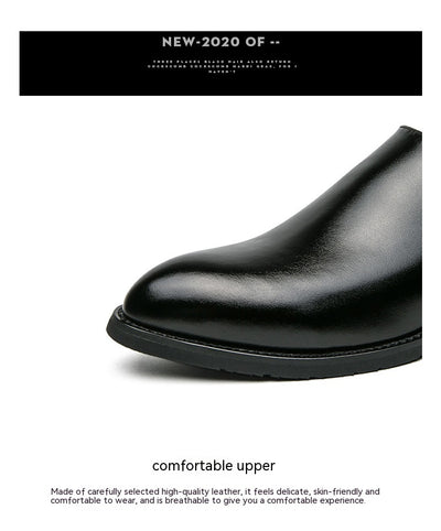Zapatos Slip On Punta Fina de Estilo Británico - Image 11