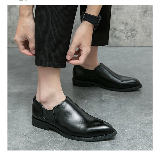 Zapatos Slip On Punta Fina de Estilo Británico - Image 16