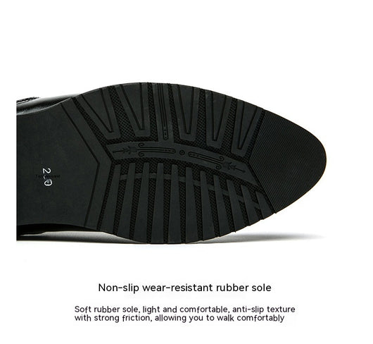 Zapatos Slip On Punta Fina de Estilo Británico - Image 18