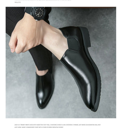 Zapatos Slip On Punta Fina de Estilo Británico - Image 22