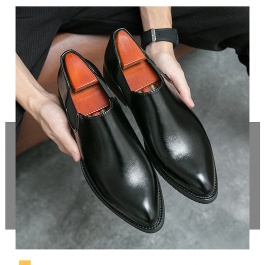 Zapatos Slip On Punta Fina de Estilo Británico - Image 24