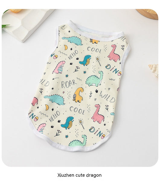 Chaleco Estampado con Diseño de Cachorro Adorable para Mascotas - Image 22