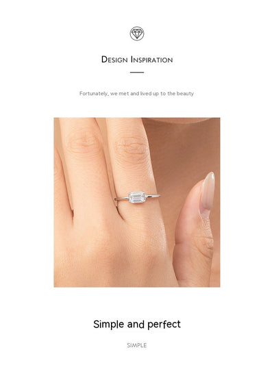 Anillo de Compromiso Corazón en Plata de Ley 925 - Image 24