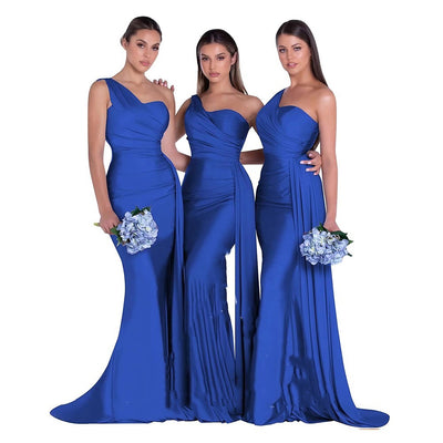 Vestido de Novia Elegante Monohombro para Tallas Grandes - Diseño Sirena - Image 16