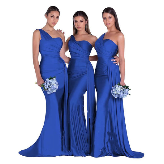 Vestido de Novia Elegante Monohombro para Tallas Grandes - Diseño Sirena - Image 16