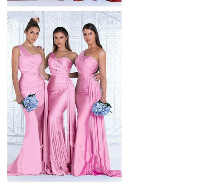 Vestido de Novia Elegante Monohombro para Tallas Grandes - Diseño Sirena - Image 19
