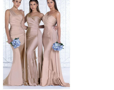 Vestido de Novia Elegante Monohombro para Tallas Grandes - Diseño Sirena - Image 22