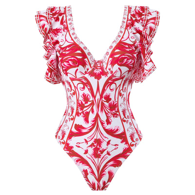Traje de Baño Enterizo Estampado para Mujer - Diseño Moderno y Versátil - Image 43