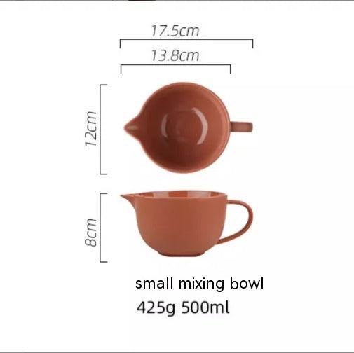 Tazón de Cerámica para Batir con Asa Ergonómica y Drenaje Puntual - Image 17