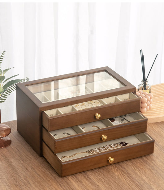 Joyero de Madera Maciza Lujo Multicapas Diseño Minimalista - Image 11