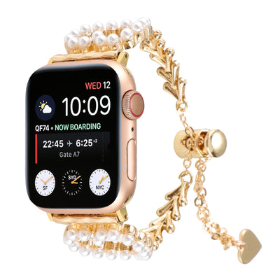 Correa Smartwatch Perla Metal con Dije Amor - Image 17