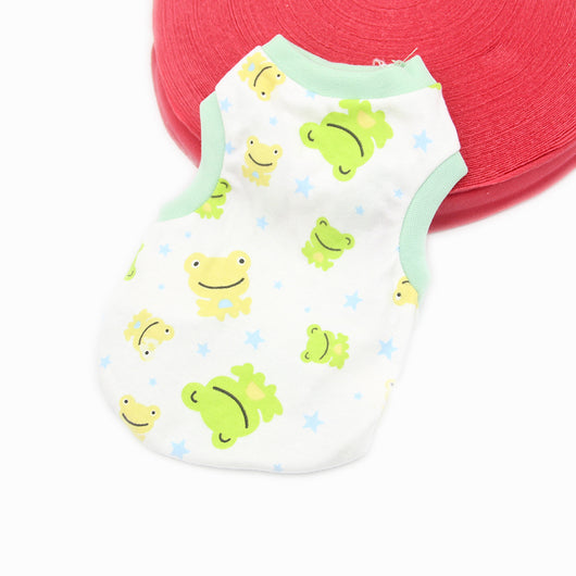 Chaleco Fino de Algodón Estampado para Mascotas - Colores Pastel Primavera Verano - Image 25