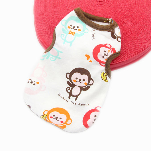 Chaleco Fino de Algodón Estampado para Mascotas - Colores Pastel Primavera Verano - Image 26