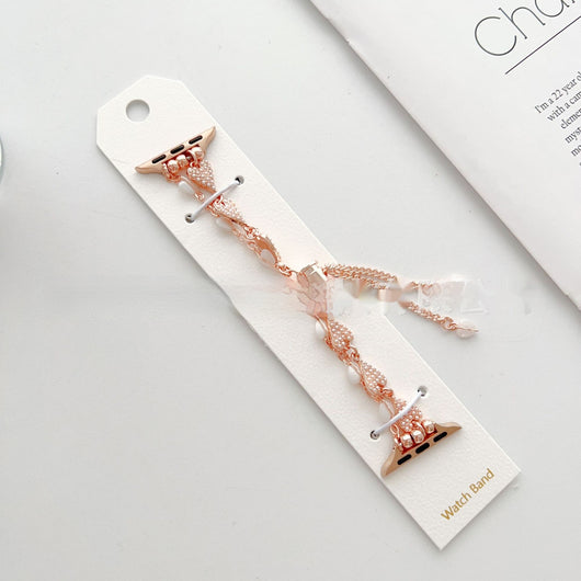 Pulsera de Amor con Cadena de Perlas y Cierre Metálico - Image 15
