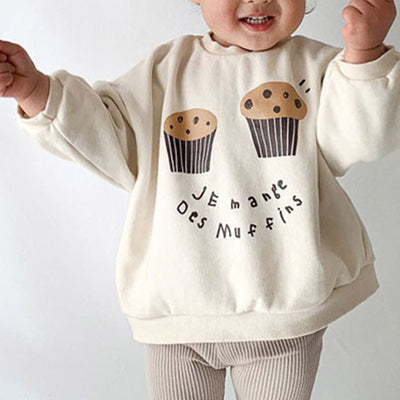 Sudadera Casual Estampada con Diseño de Pastel - Image 16