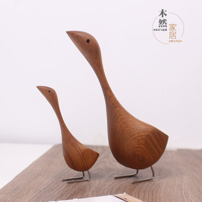 Ornamentos de Cisne en Madera para Decoración del Hogar - Image 10