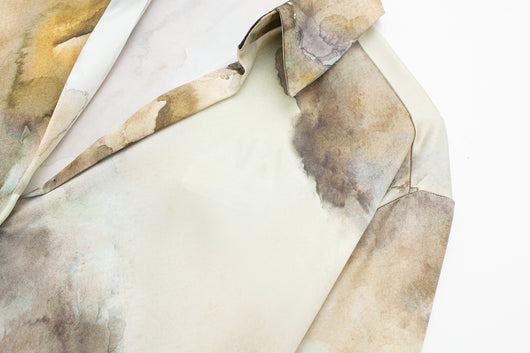 Conjunto Tie-Dye en Satén de Seda: Blusa y Falda - Image 21