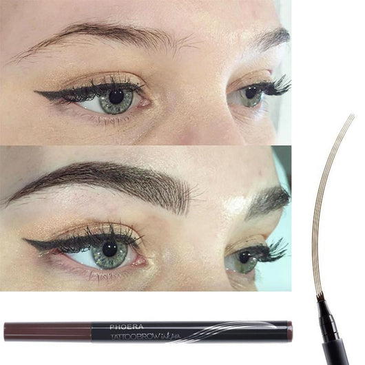 Lápiz de Cejas Ultra Fino de Larga Duración con Cuatro Puntas - Image 9