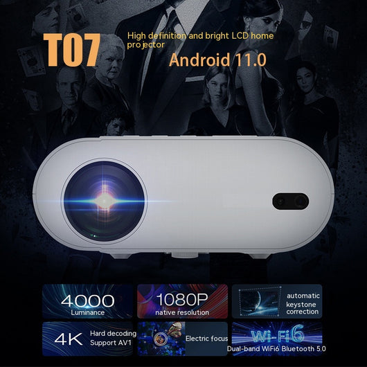 Proyector Smart Full HD T07 320 Lúmenes - Brillo Superior - Image 22