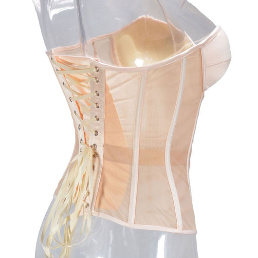 Corpiño Nupcial Transparente con Malla Elegante - Image 13