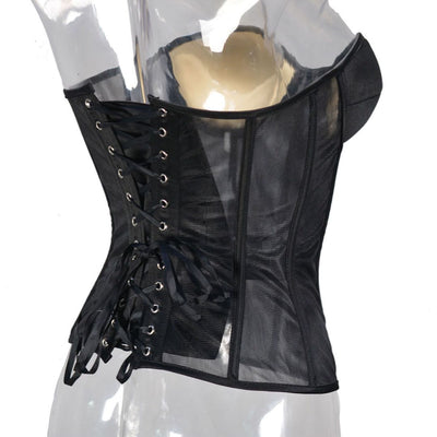 Corpiño Nupcial Transparente con Malla Elegante - Image 15