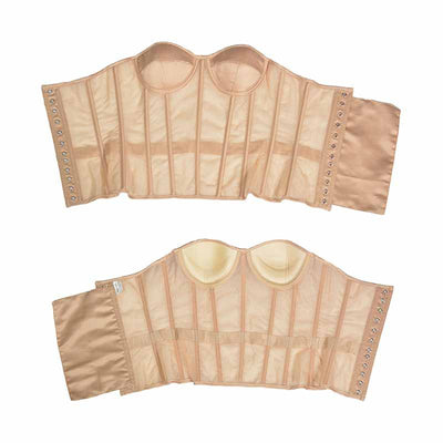 Corpiño Nupcial Transparente con Malla Elegante - Image 27