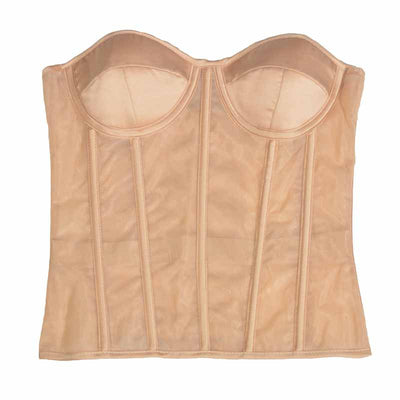 Corpiño Nupcial Transparente con Malla Elegante - Image 38